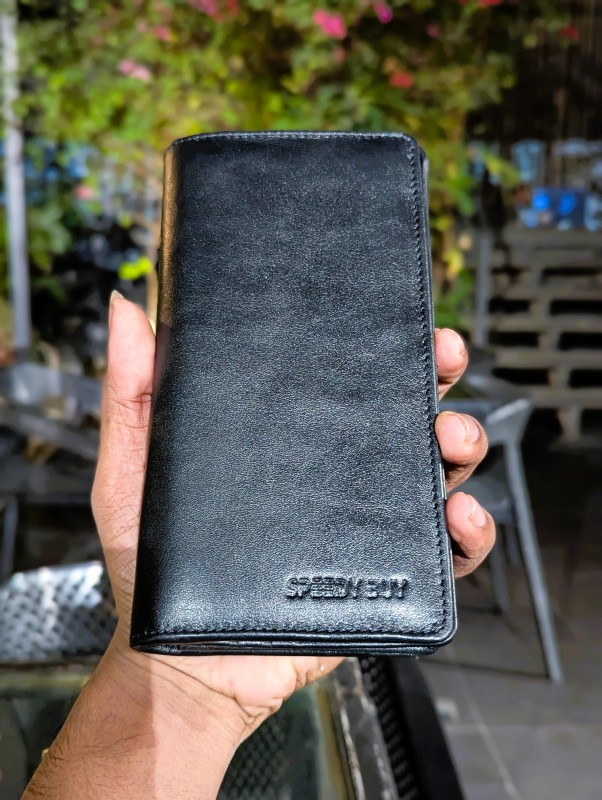 Black || Double Gadget Long Wallet - Image 2
