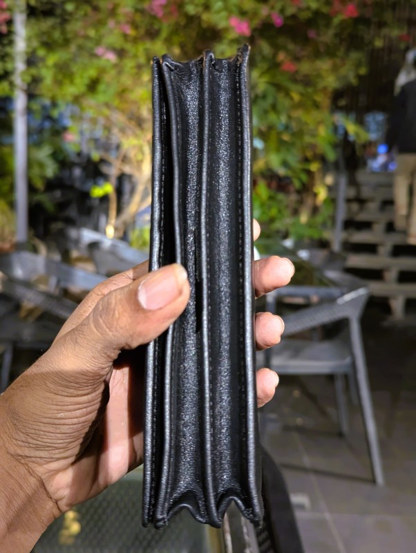 Black || Double Gadget Long Wallet - Image 3