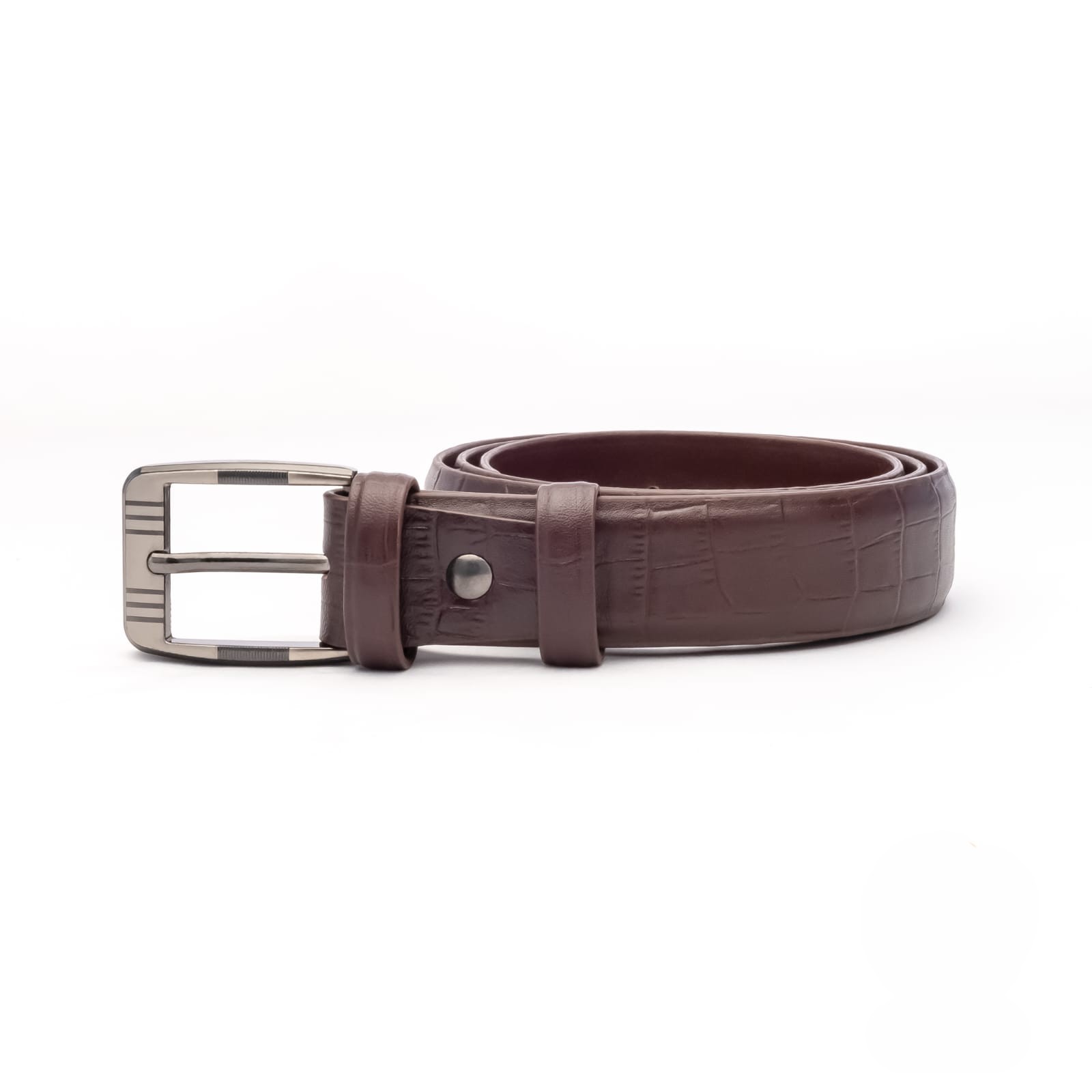 Premium Crocodile Leather Handcrafted Belt for Men - Image 3